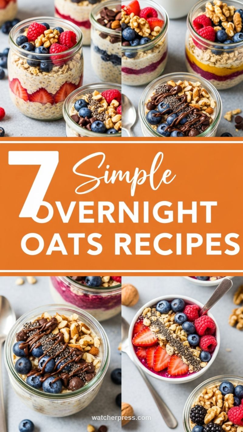 7 Simple Recipes for Grab-and-Go Overnight Oats