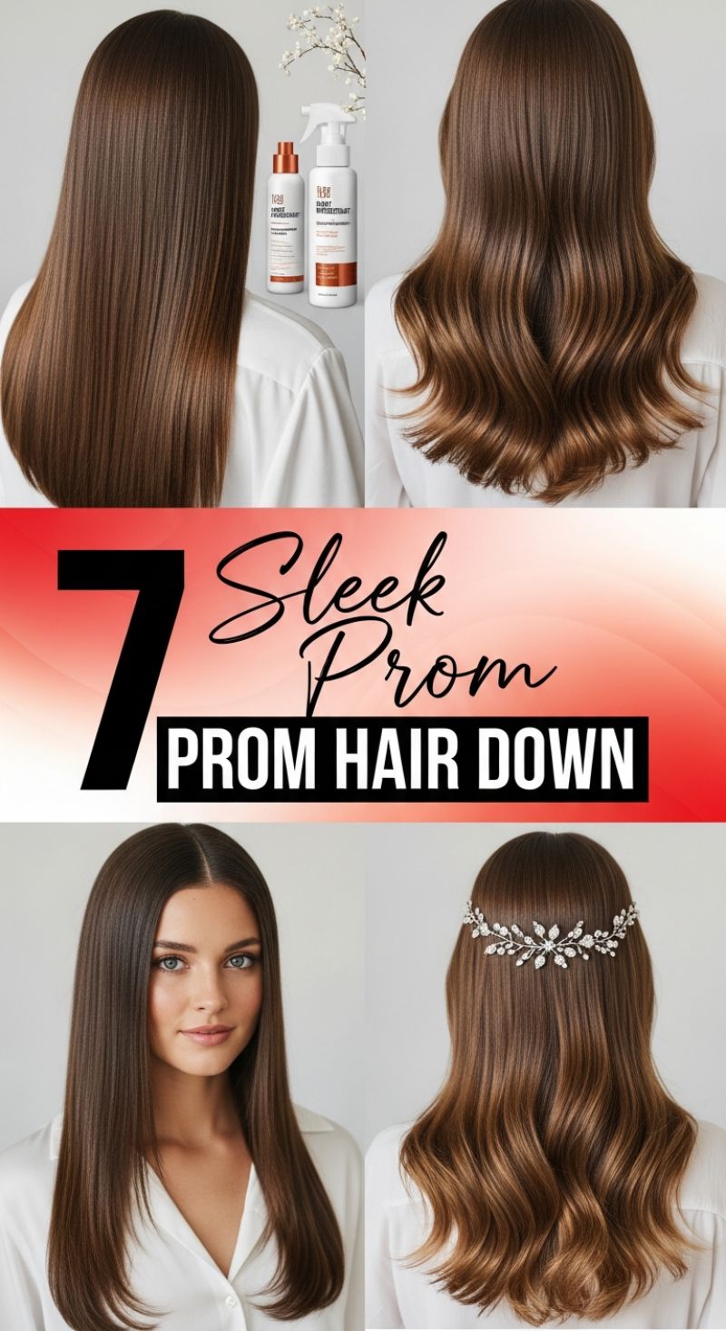 7 Sleek Prom Hair Down