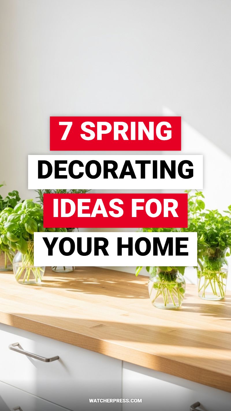 7 SPRING DECORATING IDEAS FOR YOUR HOME