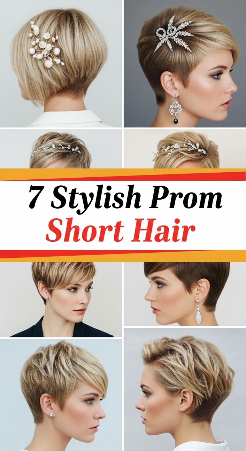 7 Stylish Prom Short Hair