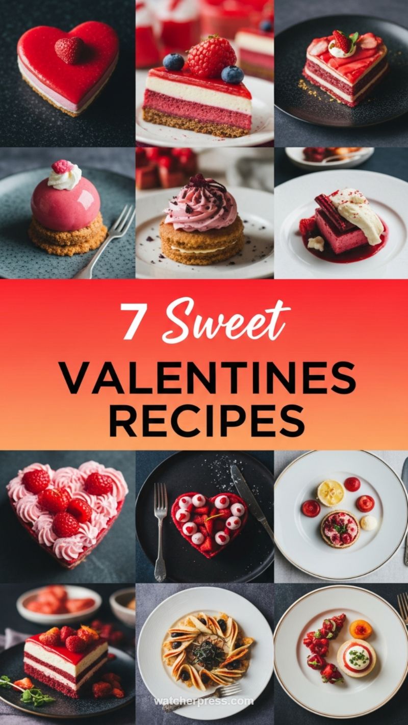 7 Sweet Valentines Recipes (Decadent Desserts)