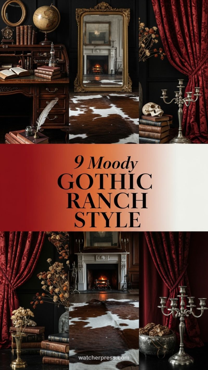 7. The Core Aesthetic: Moody Gothic Ranch Style