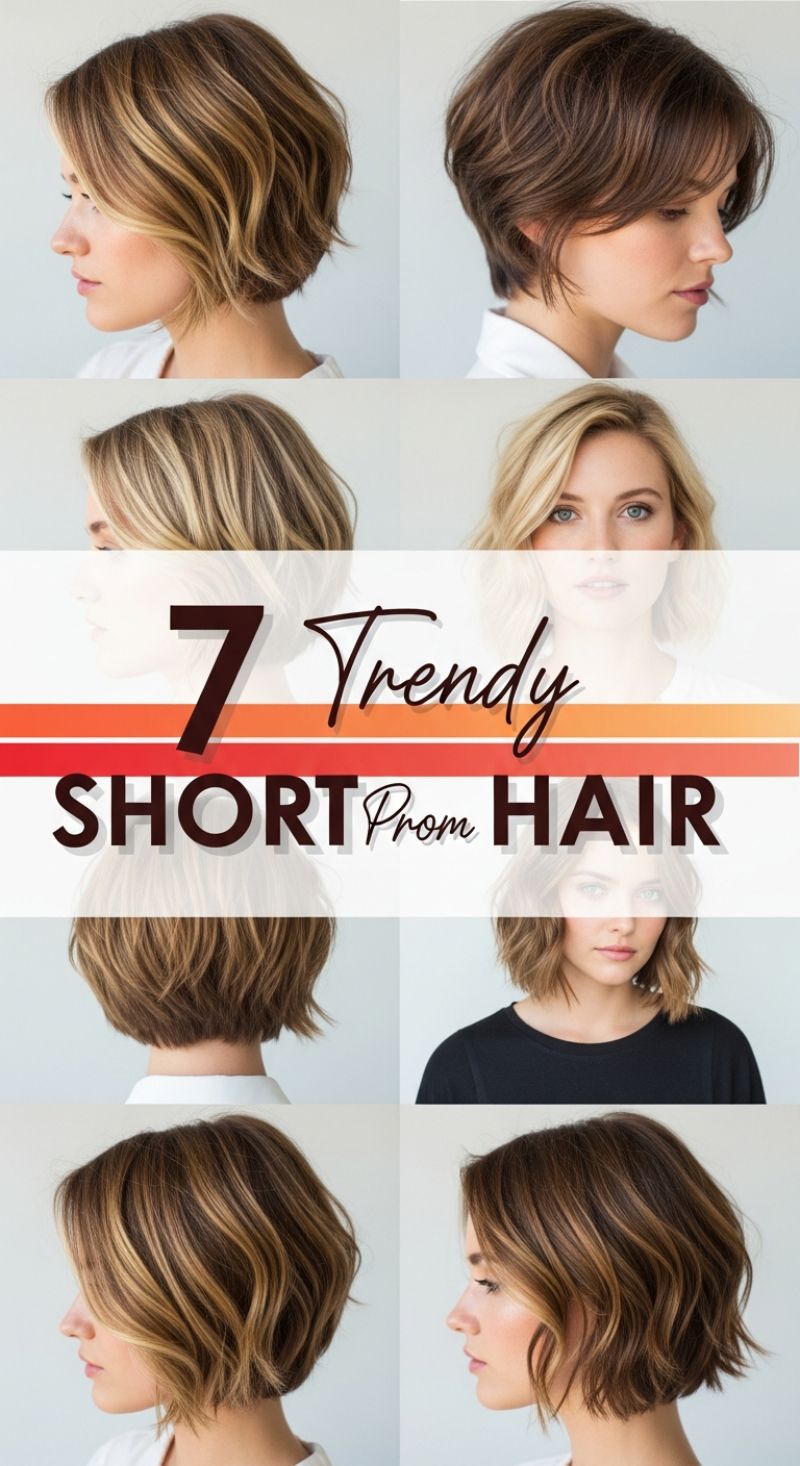 7 Trendy Short Prom Hair