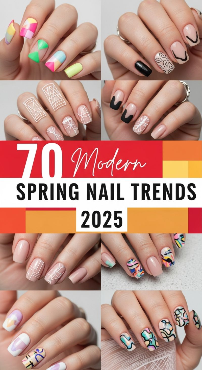 70 Modern Spring Nail Trends 2025