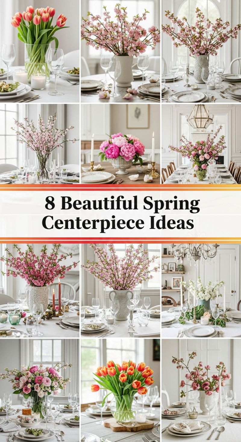 8 Beautiful Spring Centerpiece Ideas