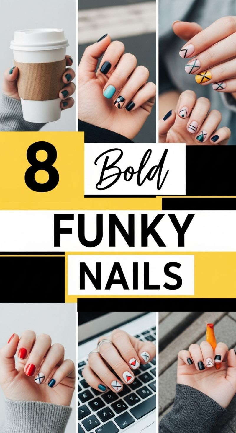 8 Bold Funky Nails