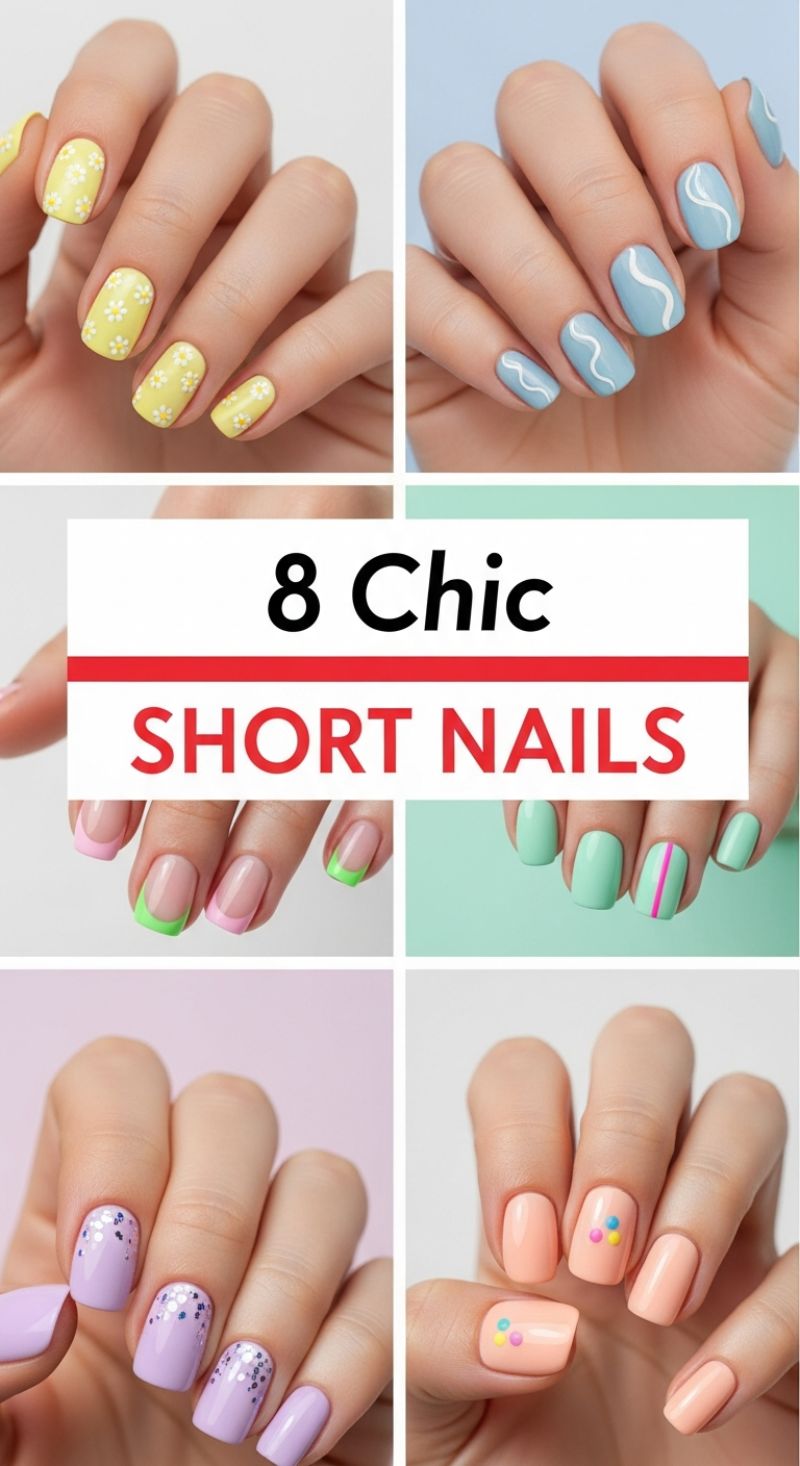 8 Chic SHORT NAILS
