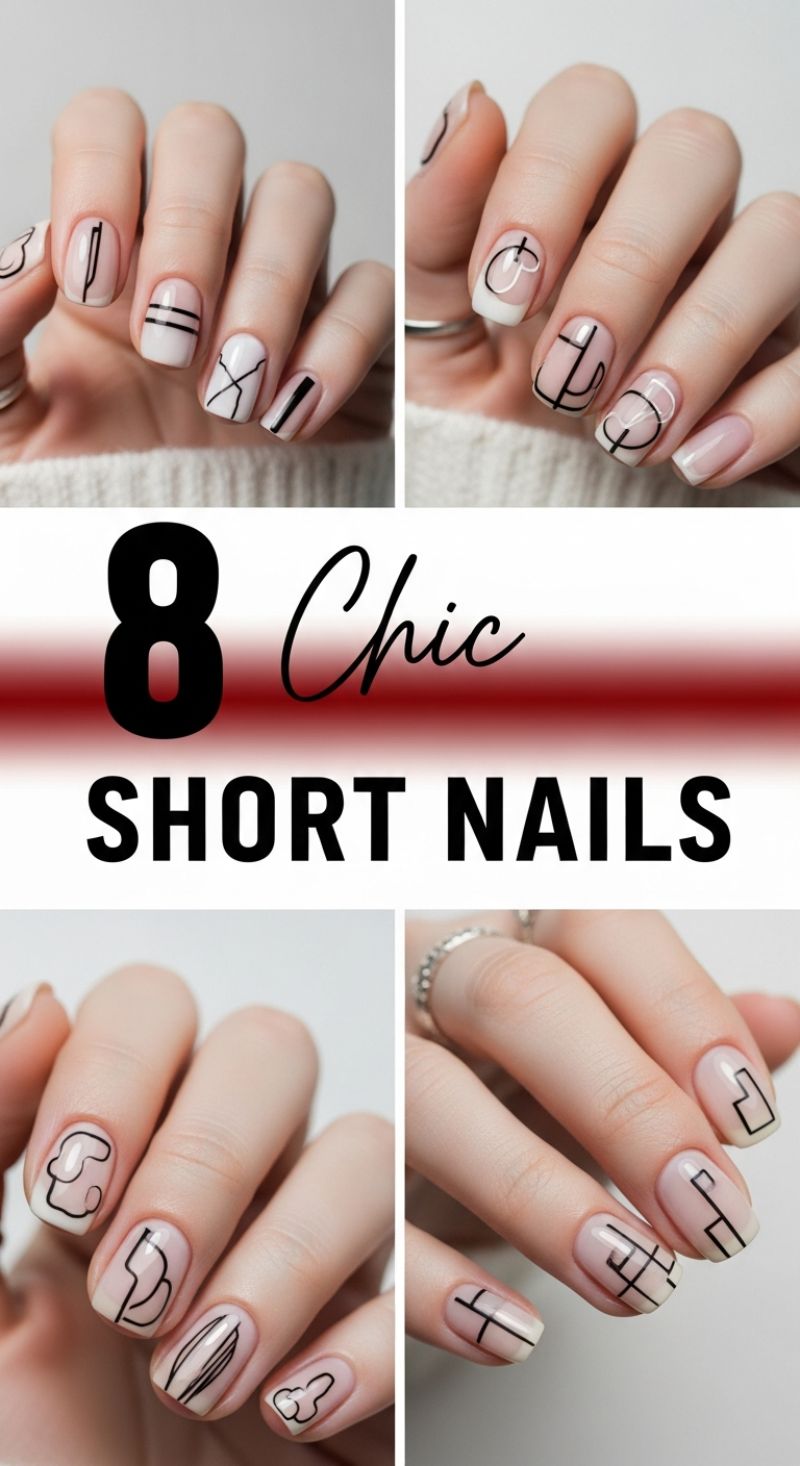 The Ultimate Seasonal Nail Guide: 100+ Must-Try Spring and Summer Manicure Designs 8 Chic Short Nails