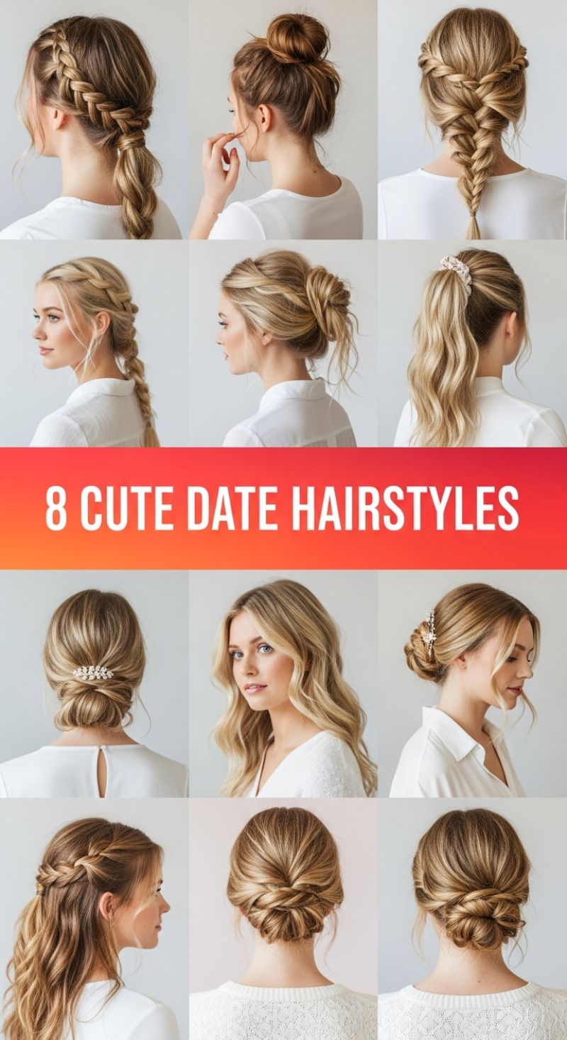 8 CUTE DATE HAIRSTYLES