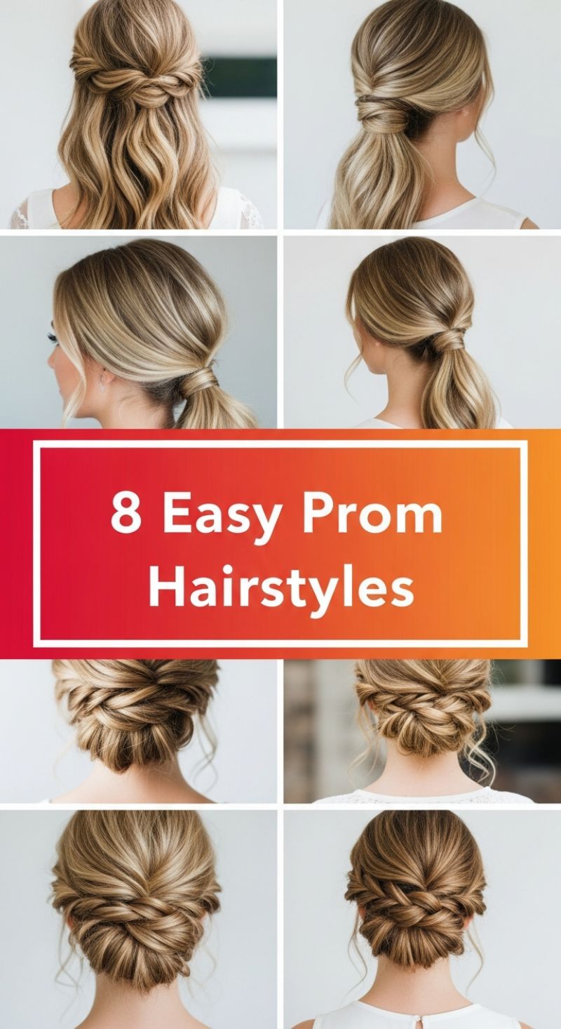 8 Easy Prom Hairstyles