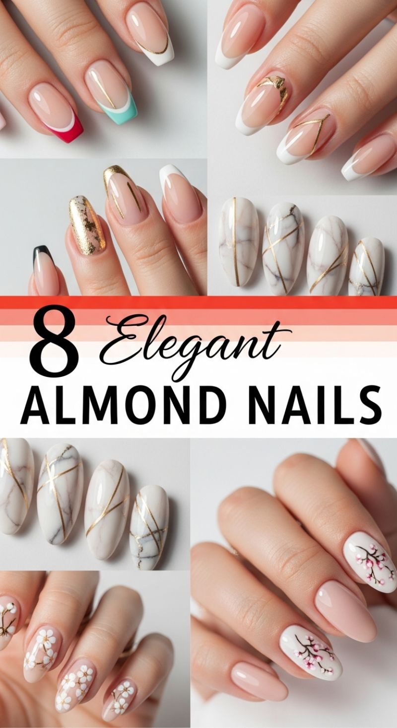 8 Elegant Almond Nails