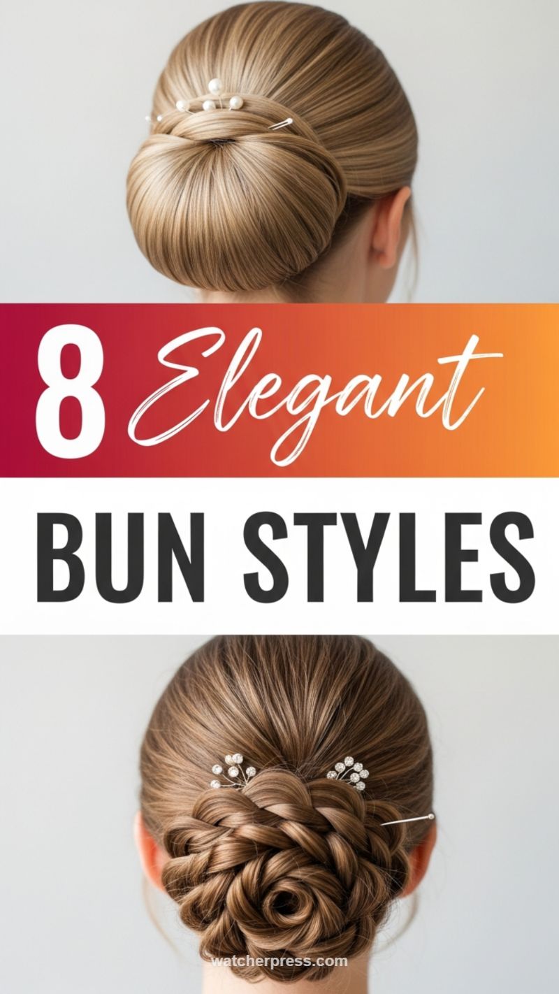 8 Elegant Bun Styles: Classic Chignons