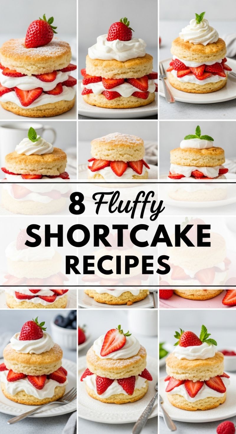 8 Fluffy SHORTCAKE RECIPES