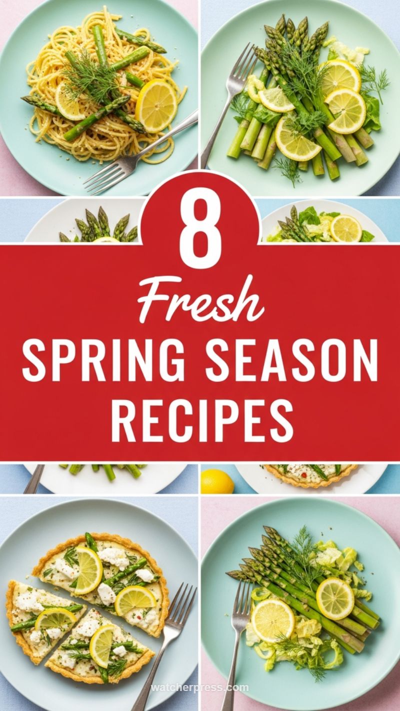8 Fresh Spring Season Recipes Celebrating Asparagus and Lemon