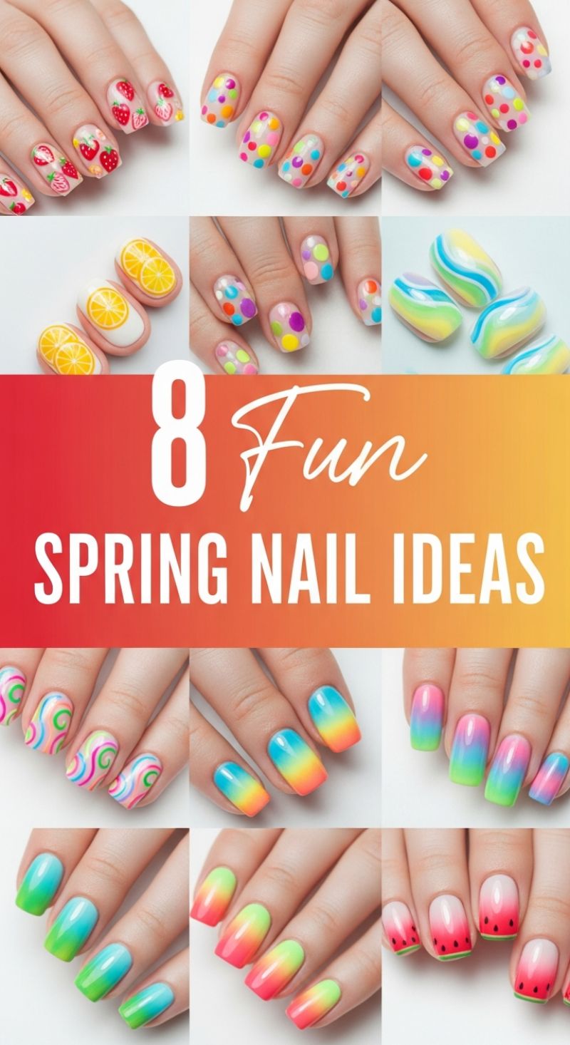 8 Fun SPRING NAIL IDEAS