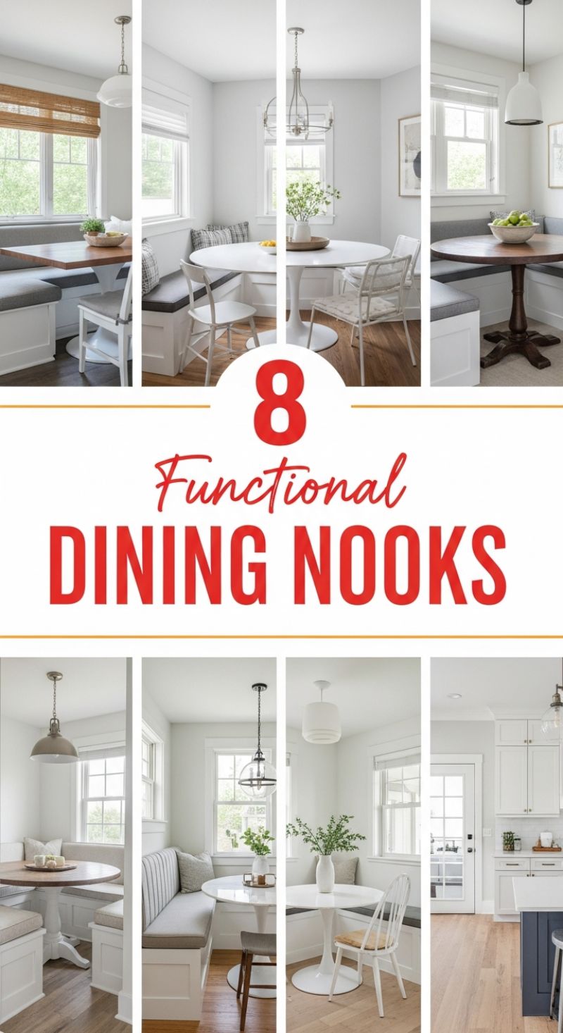 8 Functional Dining Nooks: Maximizing Style and Seating on a Budget