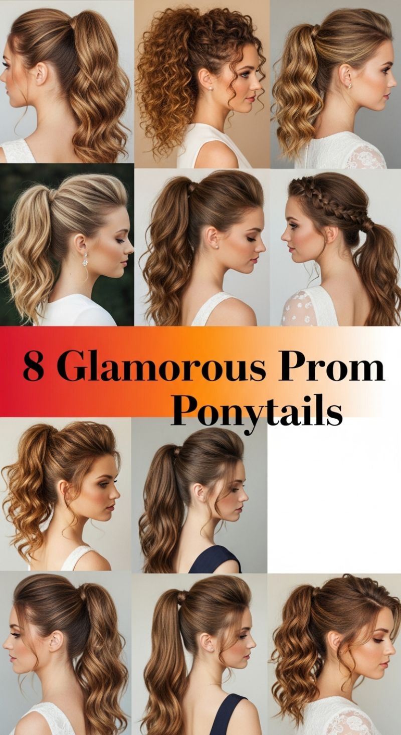 8 Glamorous Prom Ponytails