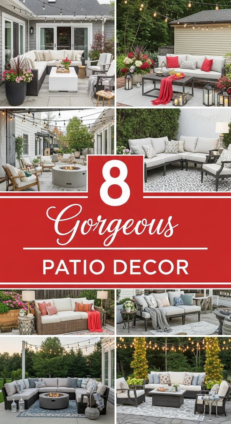 8 Gorgeous Patio Decor