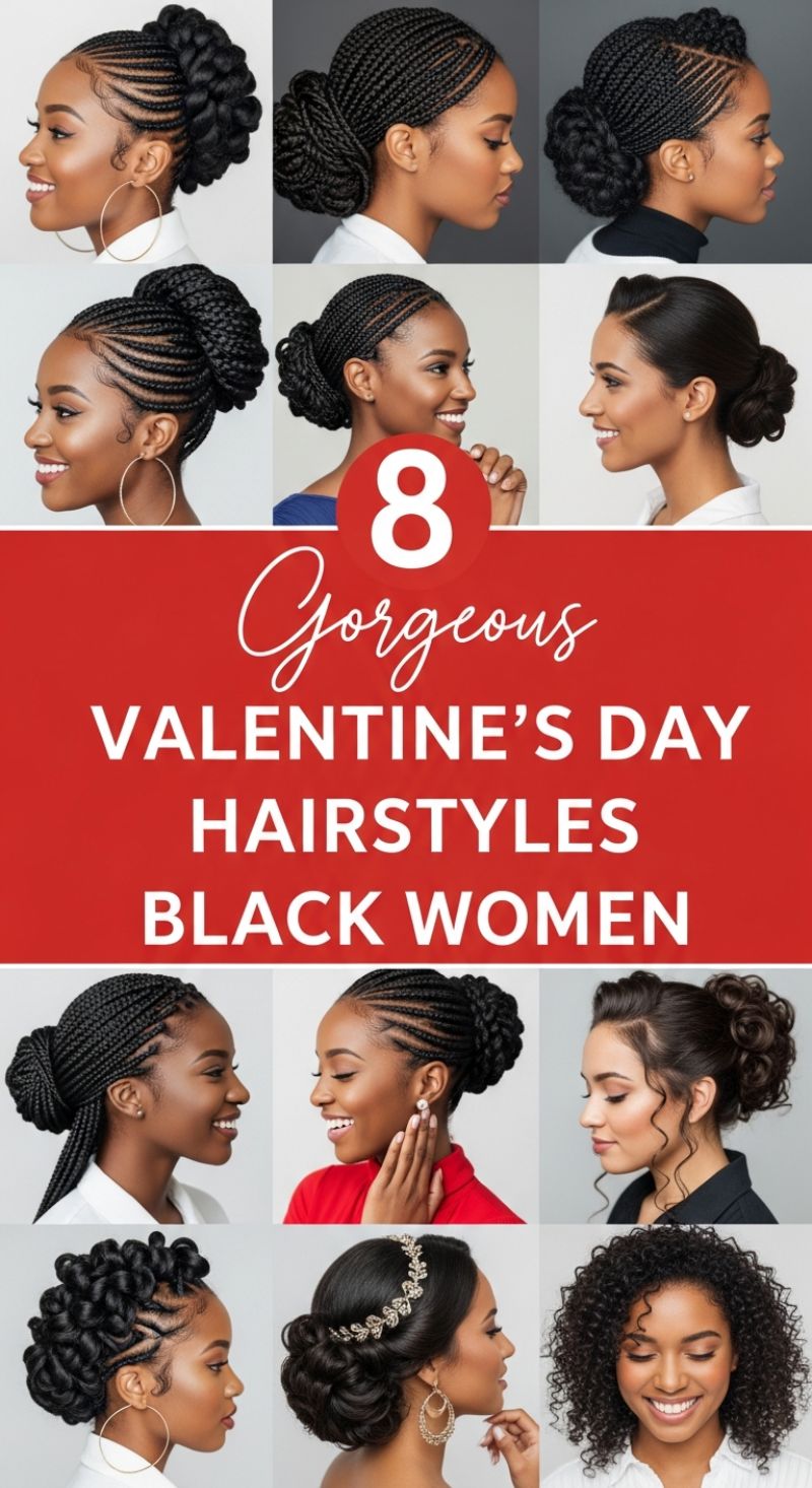 8 Gorgeous Valentine's Day Hairstyles for Black Women