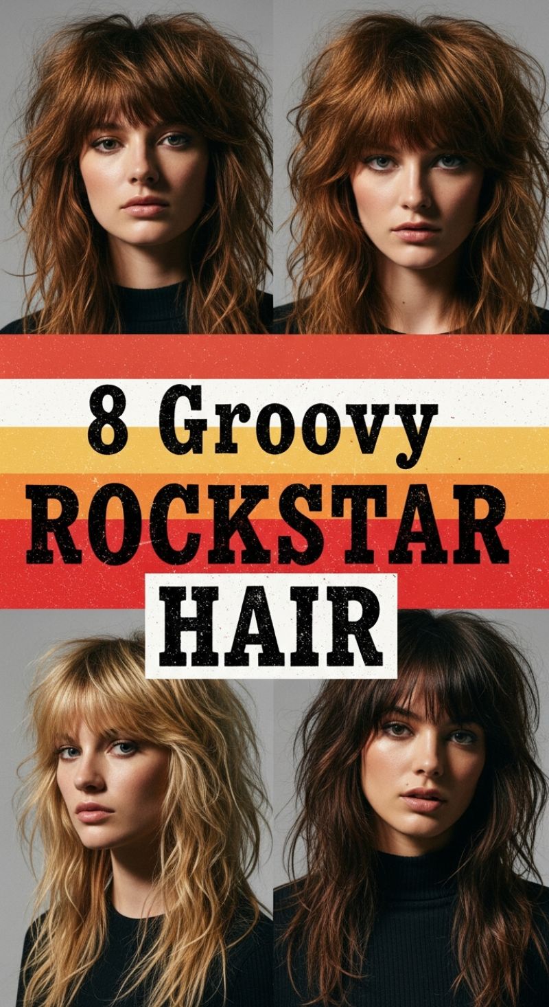 8 Groovy ROCKSTAR HAIR