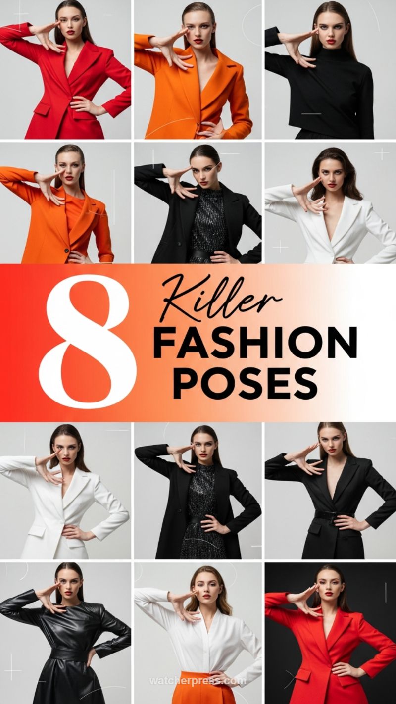 8 Killer Fashion Poses: Confidence as Accessory