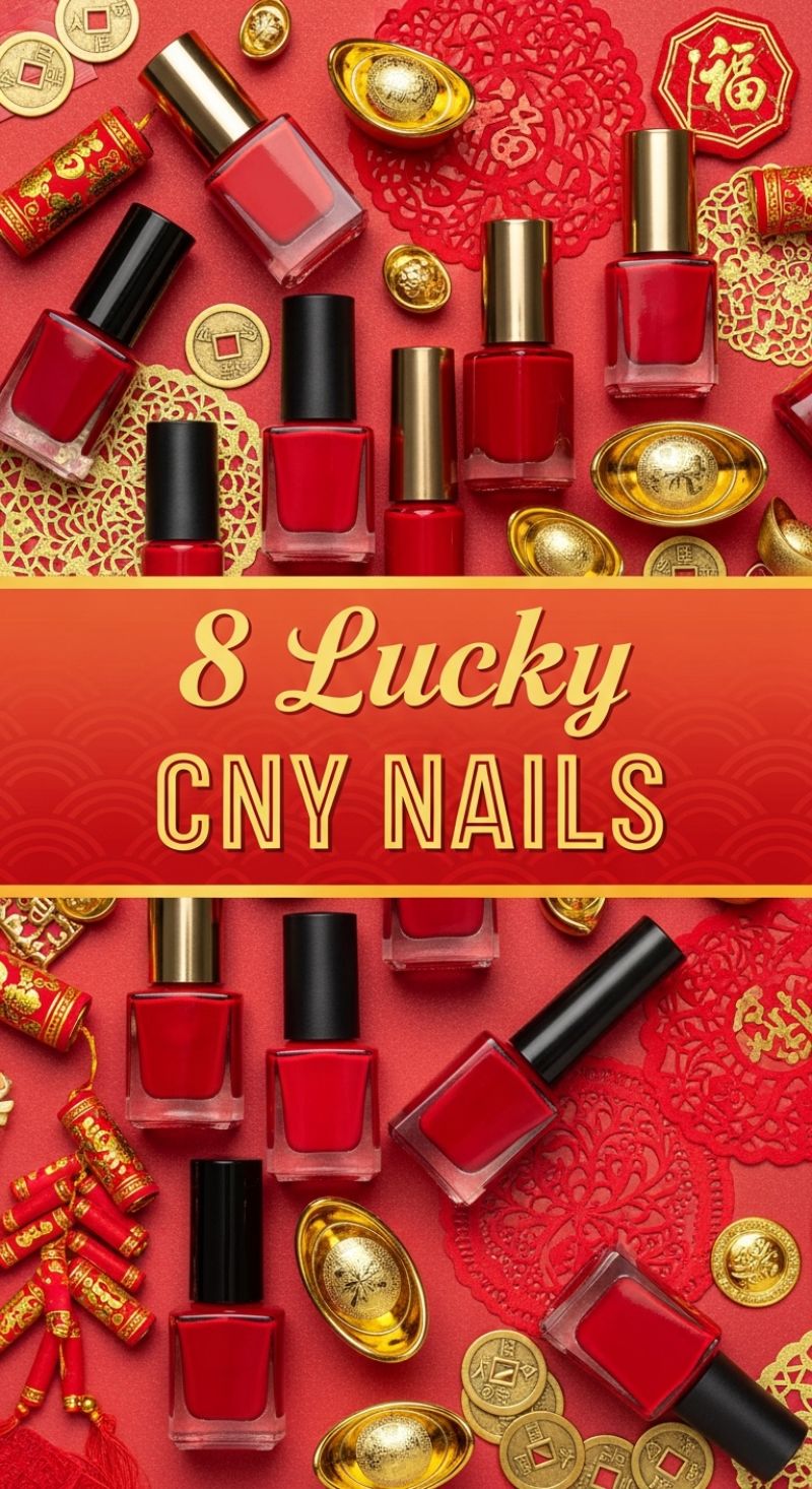 8 Lucky Red Nails: Bringing Fortune and Passion to Your Valentine's Look