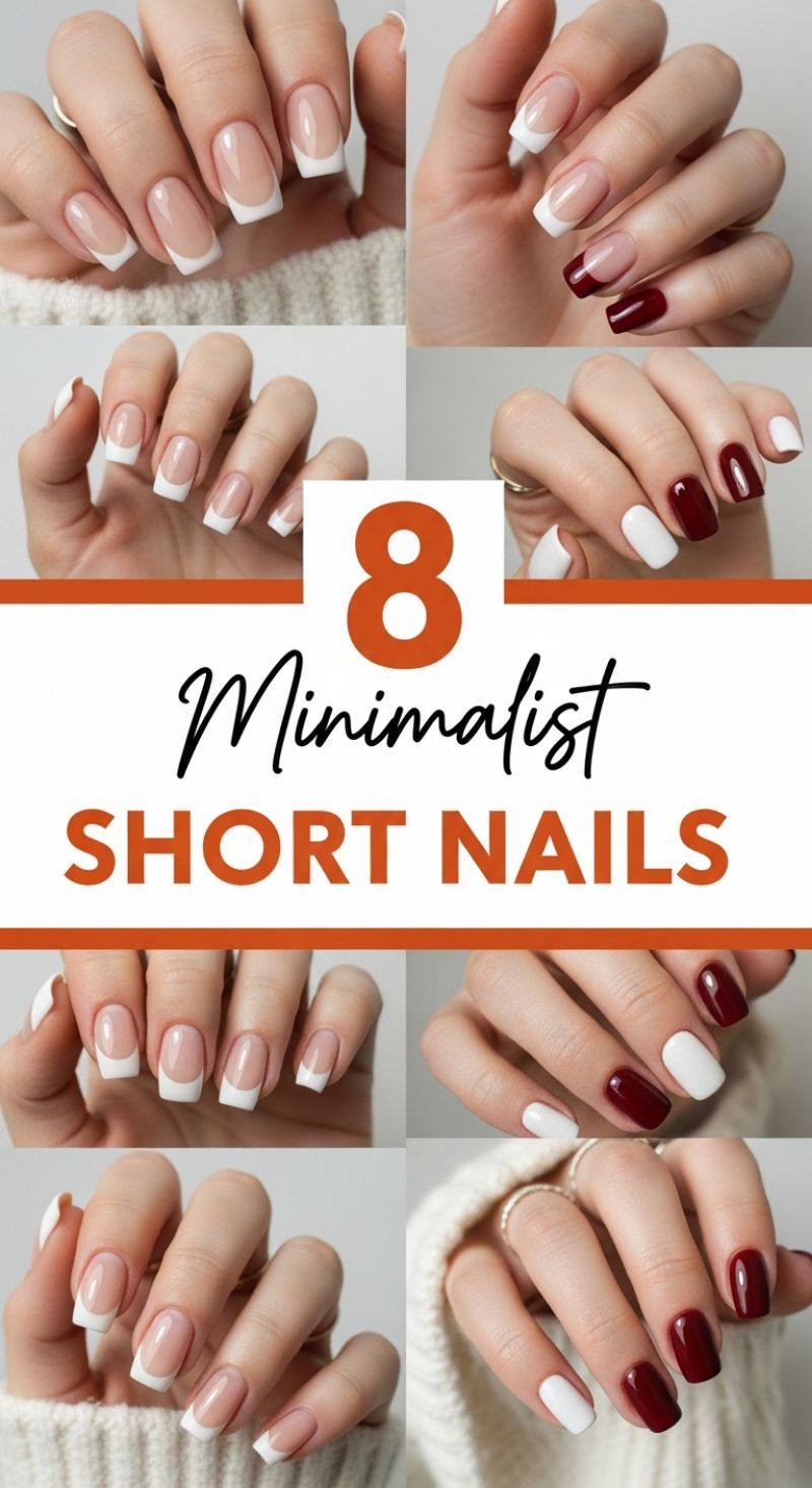 8 Minimalist Short Nails