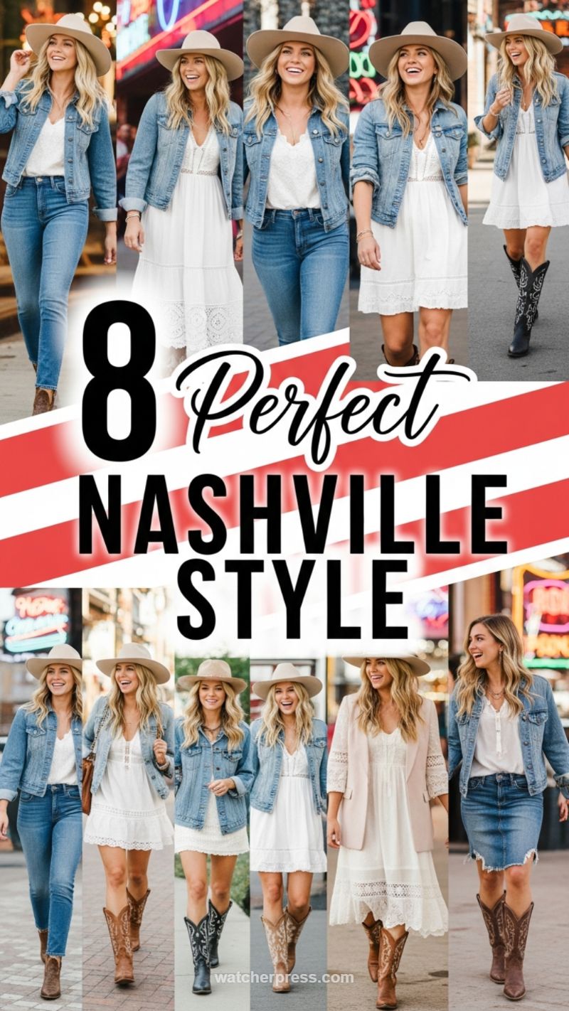 8 Crucial Spring Trends and 6 Hot Summer Styles: The Ultimate Guide to Your Seasonal Wardrobe Upgrade 8 Perfect Nashville Style Looks: Country Chic