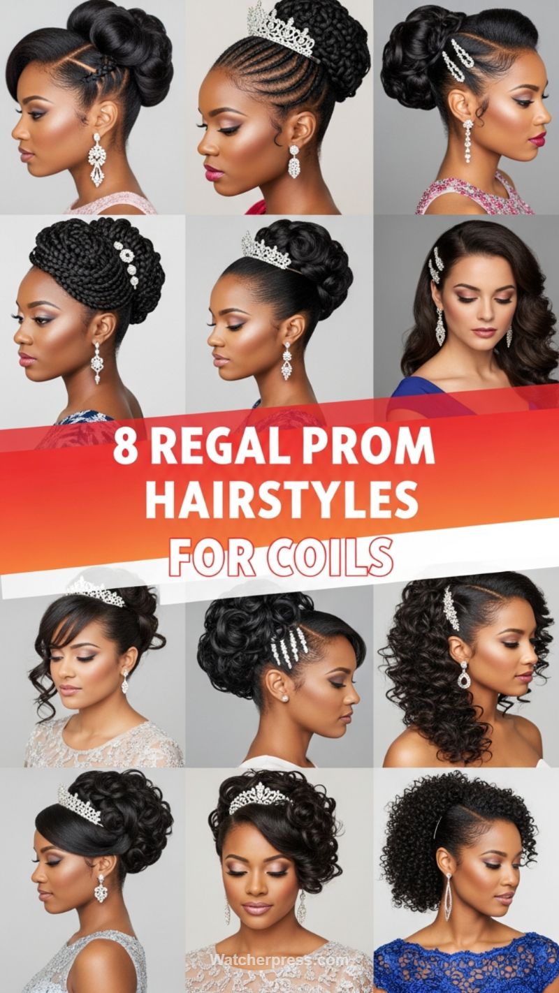 8 REGAL PROM HAIRSTYLES FOR COILS