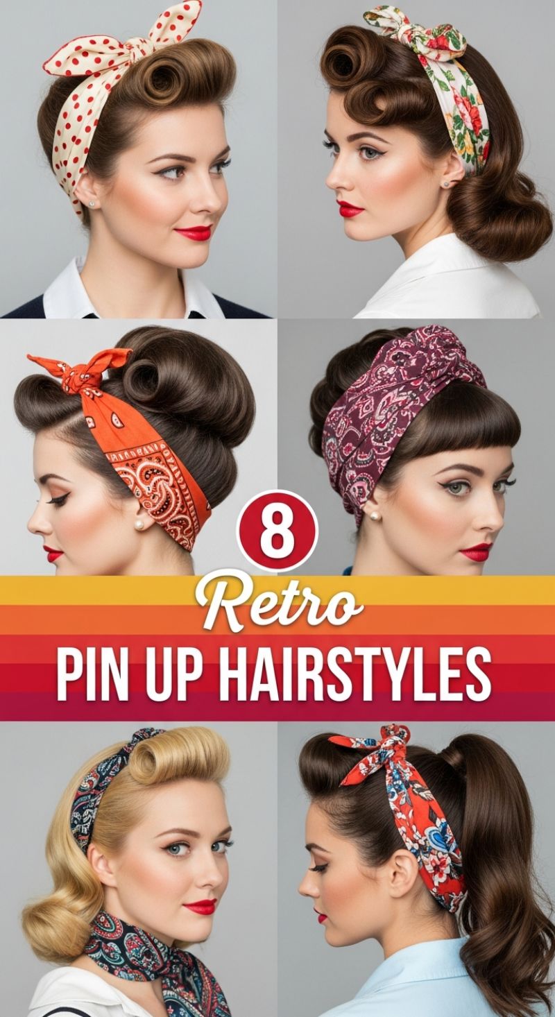 8 Retro Pin Up Hairstyles