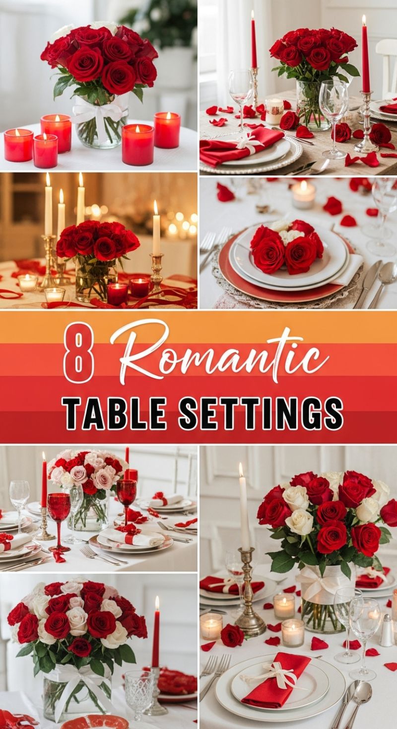 8 Romantic Table Settings