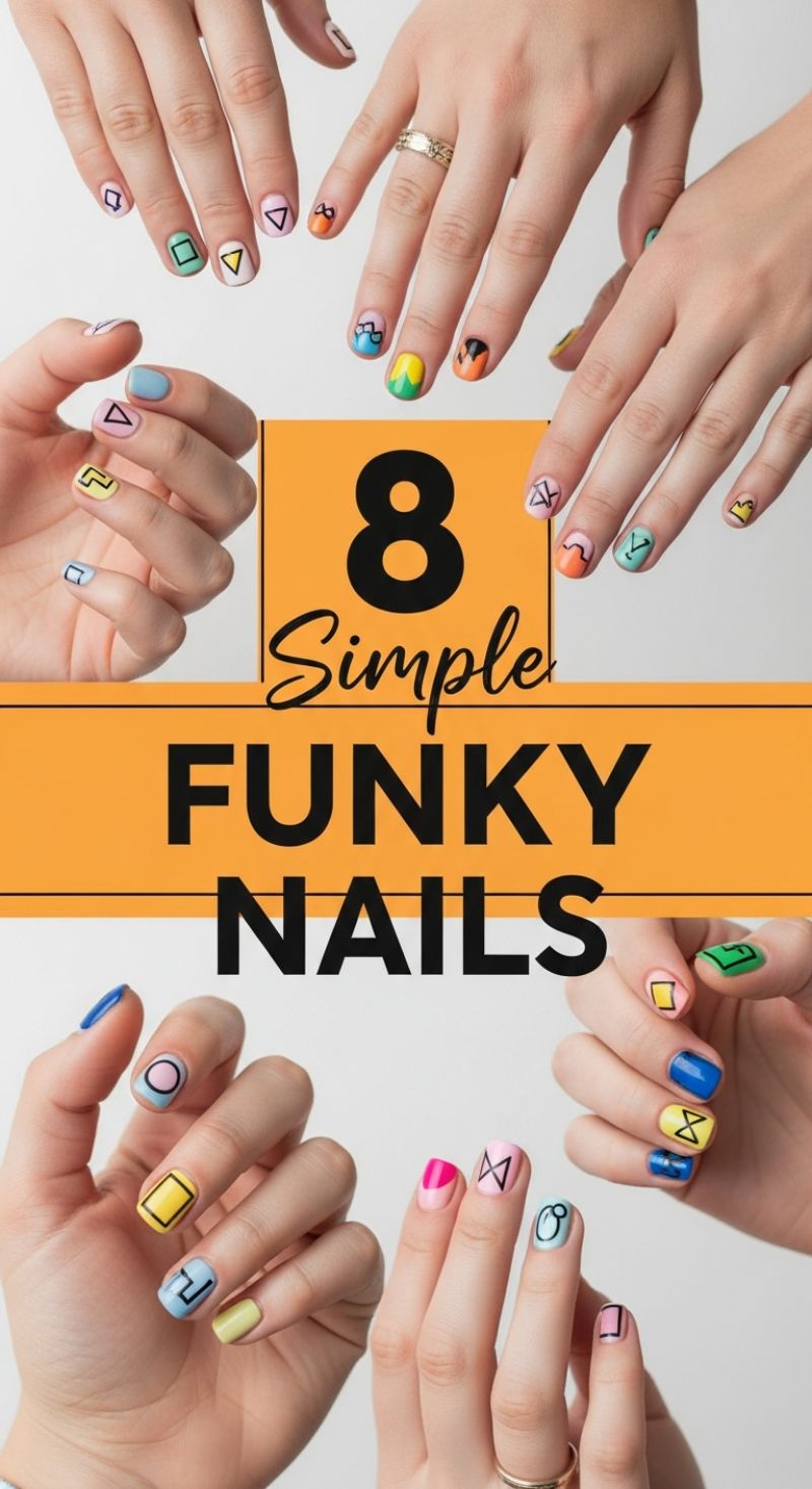 8 Simple Funky Nails