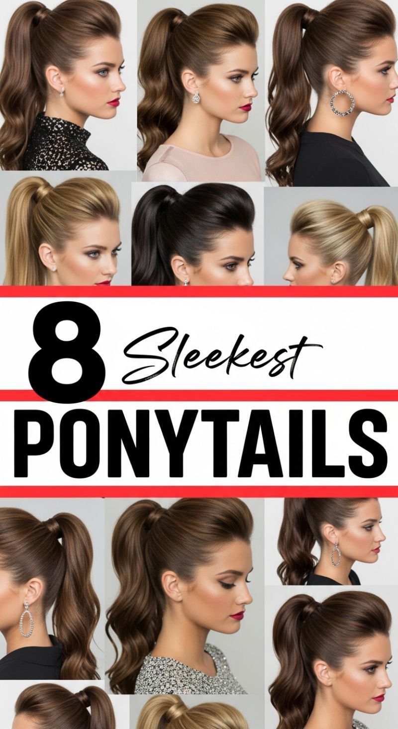 8 Sleekest Ponytails: High Volume Glamour
