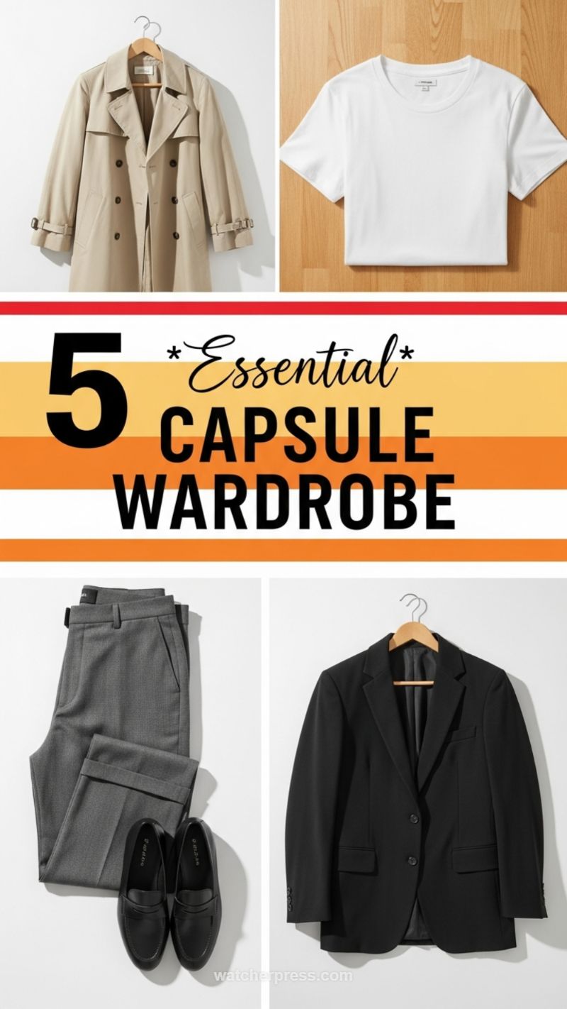 8. The Essential 5-Piece Capsule Wardrobe