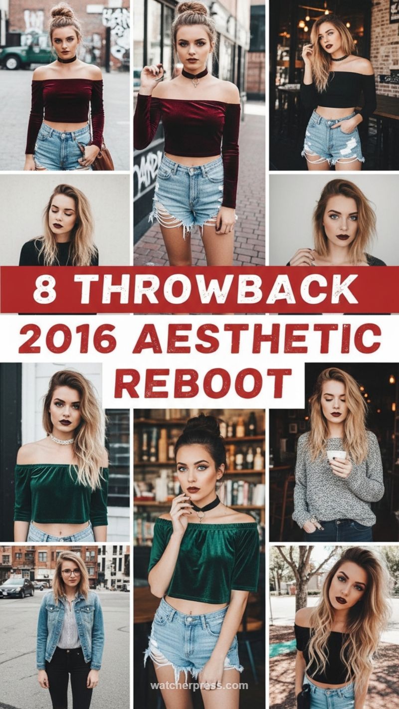 8 Throwback 2016 Aesthetic Reboot: Velvet and Chokers