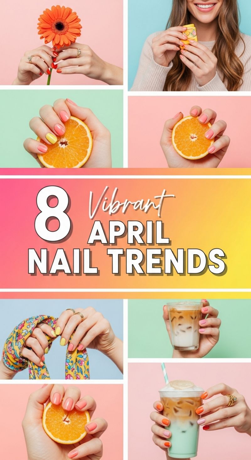 8 Vibrant APRIL NAIL TRENDS