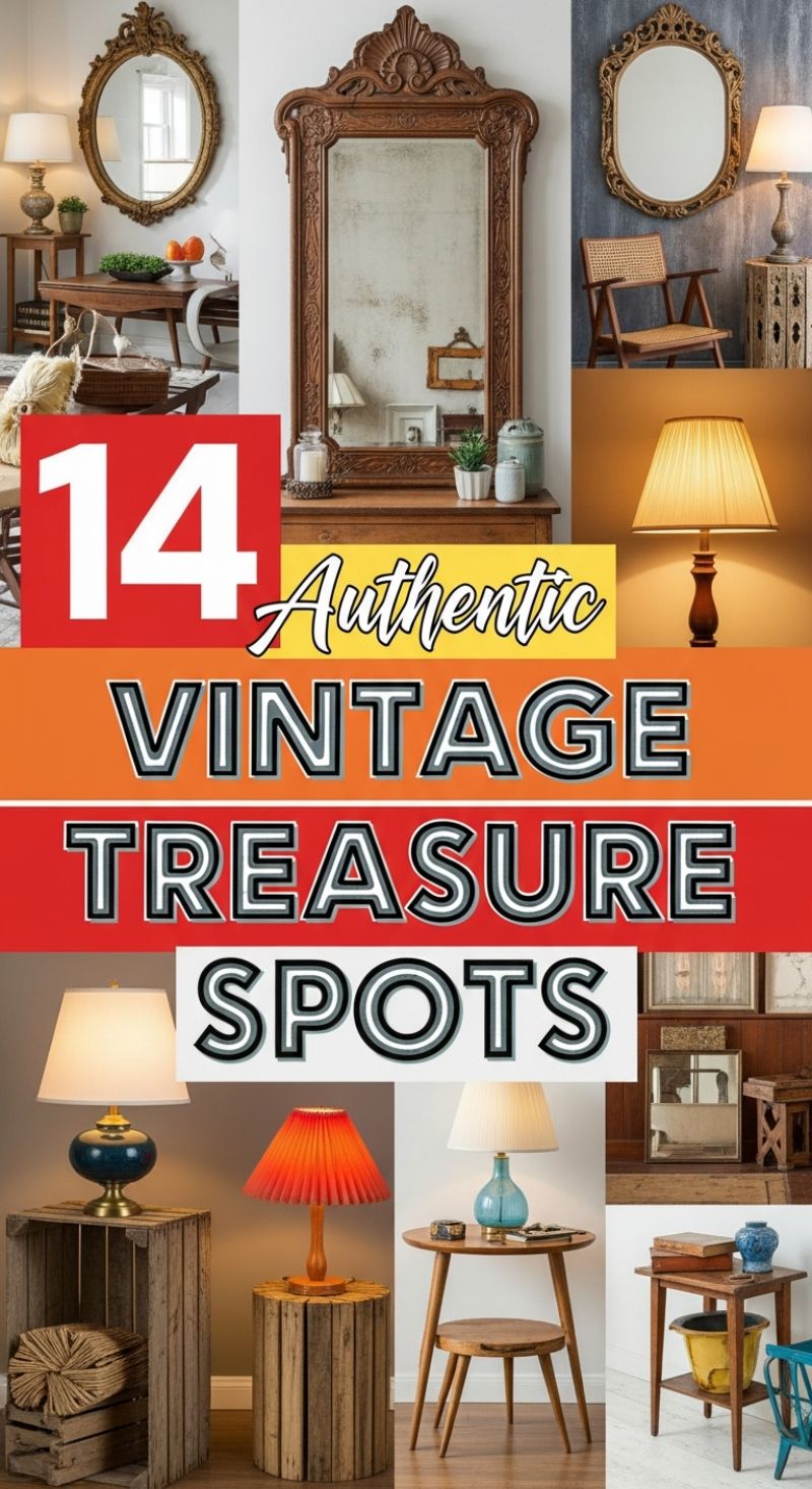 8. Vintage Mirrors as Wall Focal Points