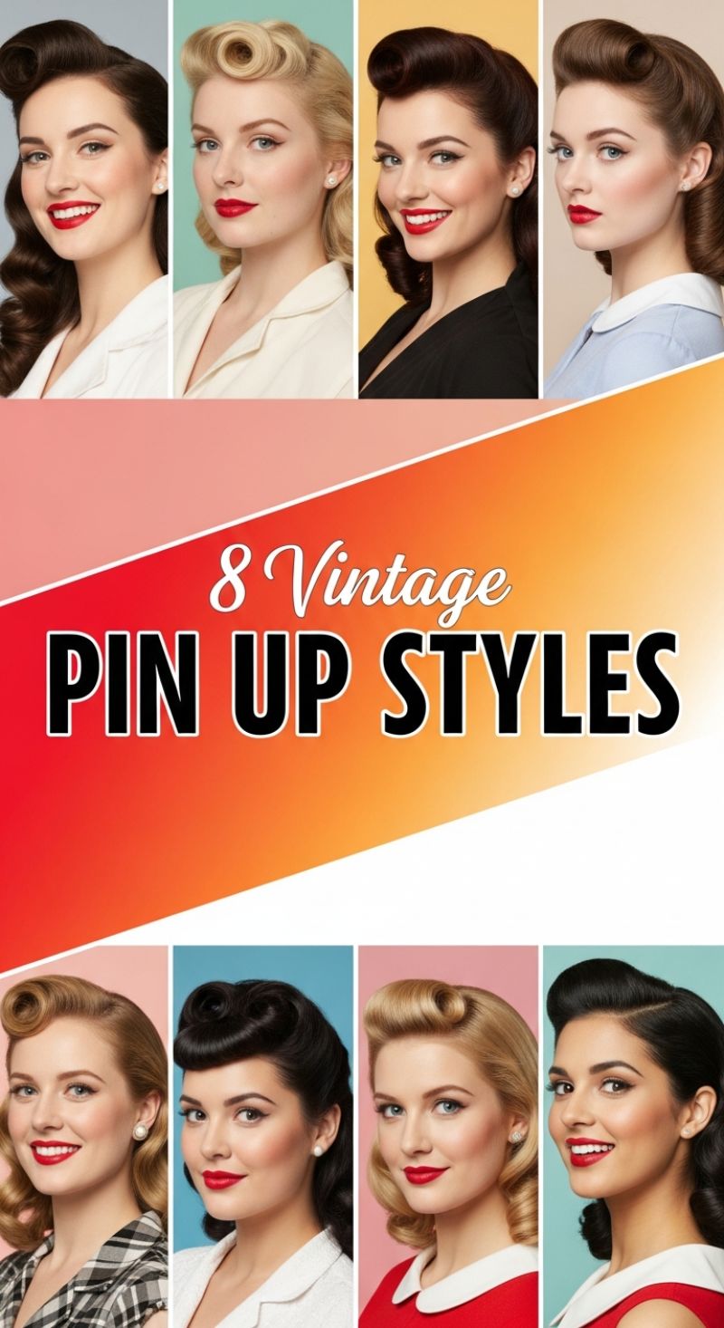 8 Vintage Pin Up Styles: Iconic Retro Glamour