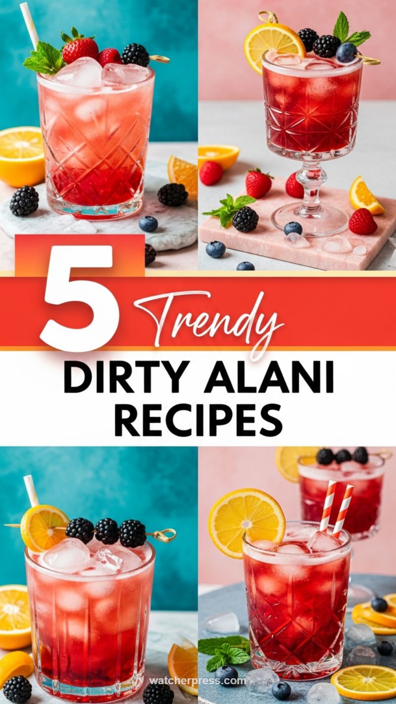 9. 5 Trendy Dirty Alani Recipes