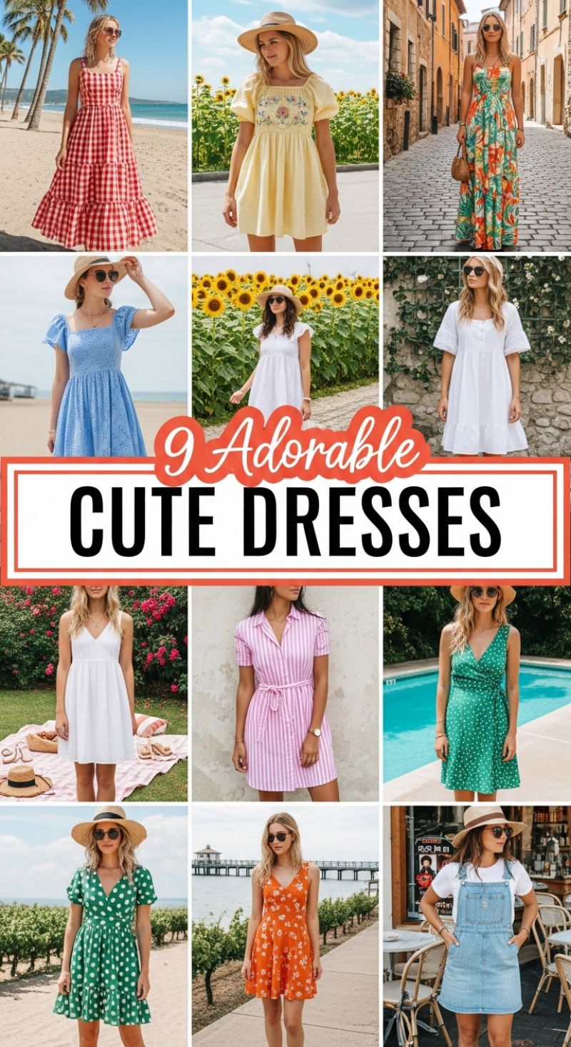9 Adorable CUTE DRESSES