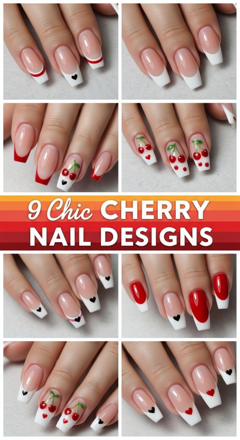 9 Chic CHERRY NAIL DESIGNS