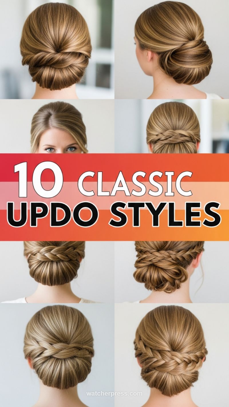 9. Classic Updo Styles for Timeless Sophistication