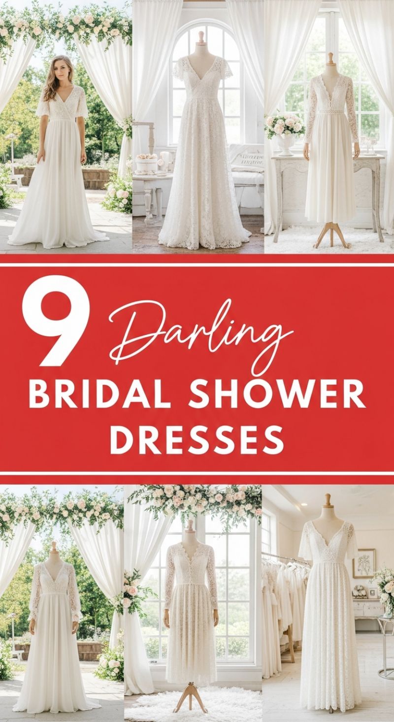 9 Darling Bridal Shower Dresses