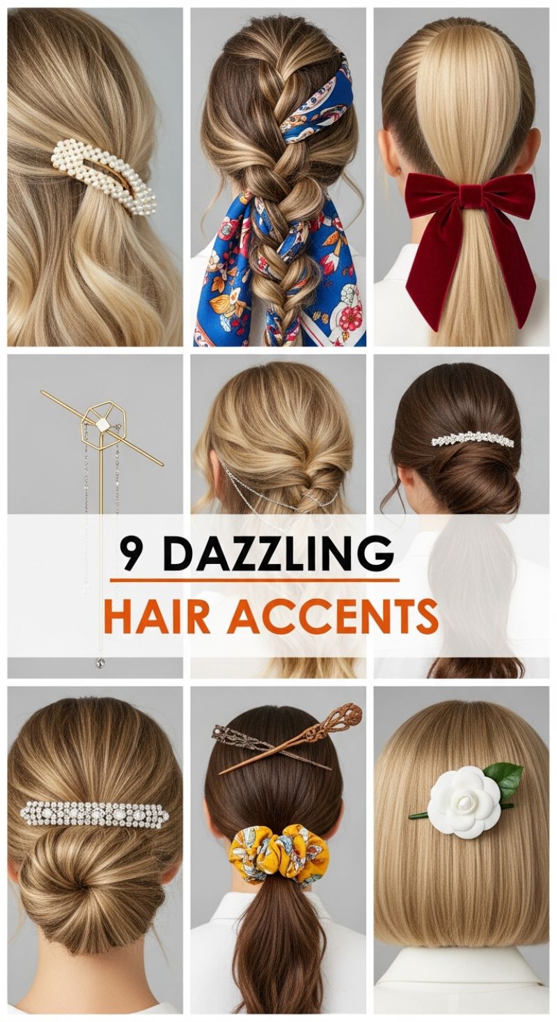 9 Dazzling Hair Accents