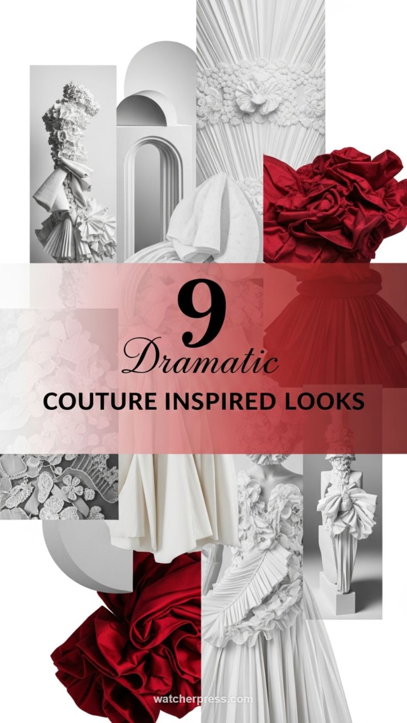 9 Dramatic Couture-Inspired Fashion