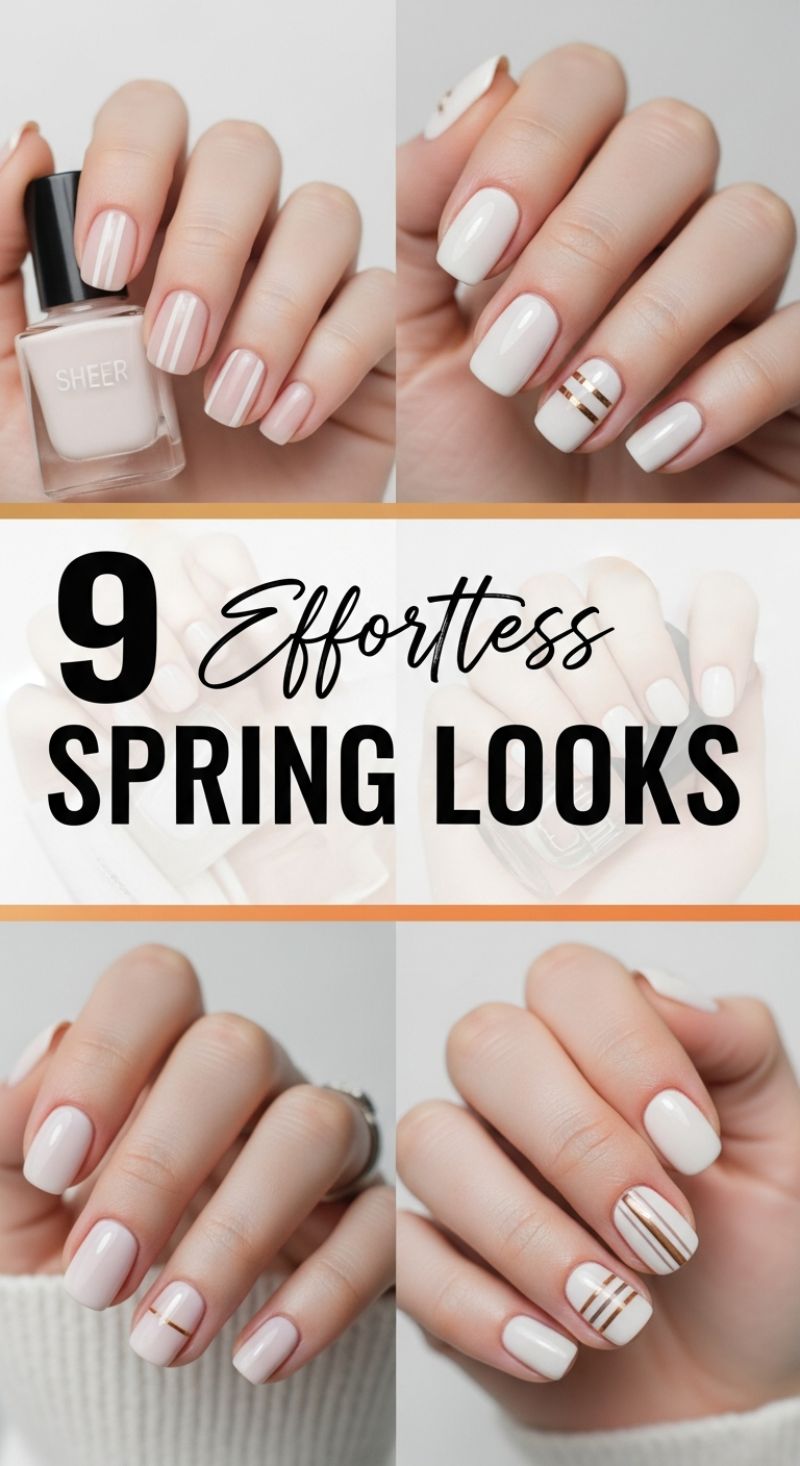 The Ultimate Seasonal Nail Guide: 100+ Must-Try Spring and Summer Manicure Designs 9 Effortless Spring Looks