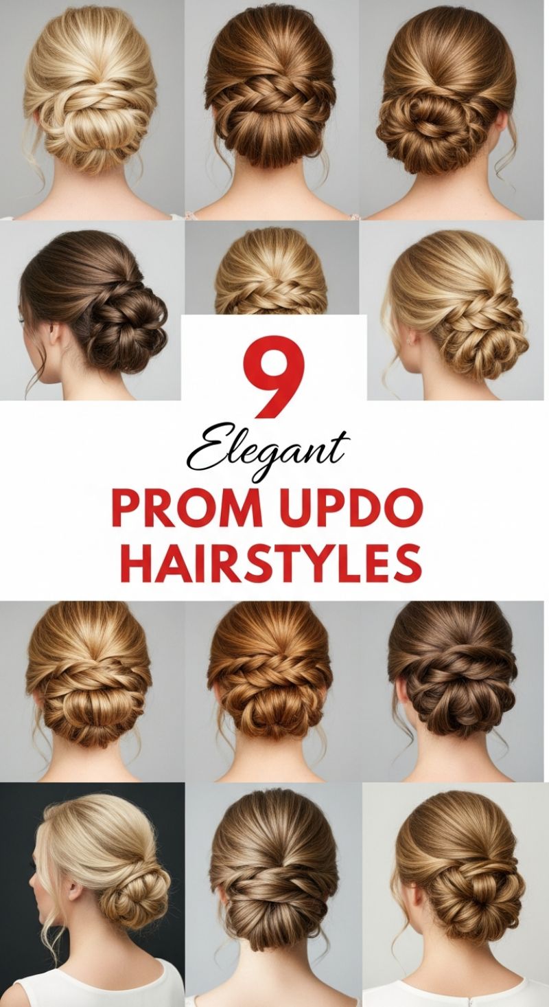 9 Elegant Prom Updo Hairstyles