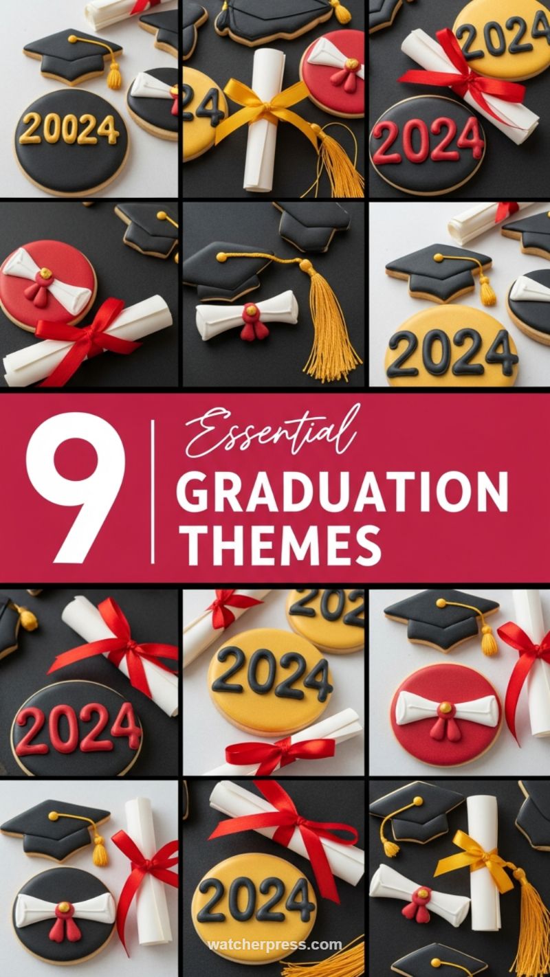 9 Essential Graduation Cookie Themes