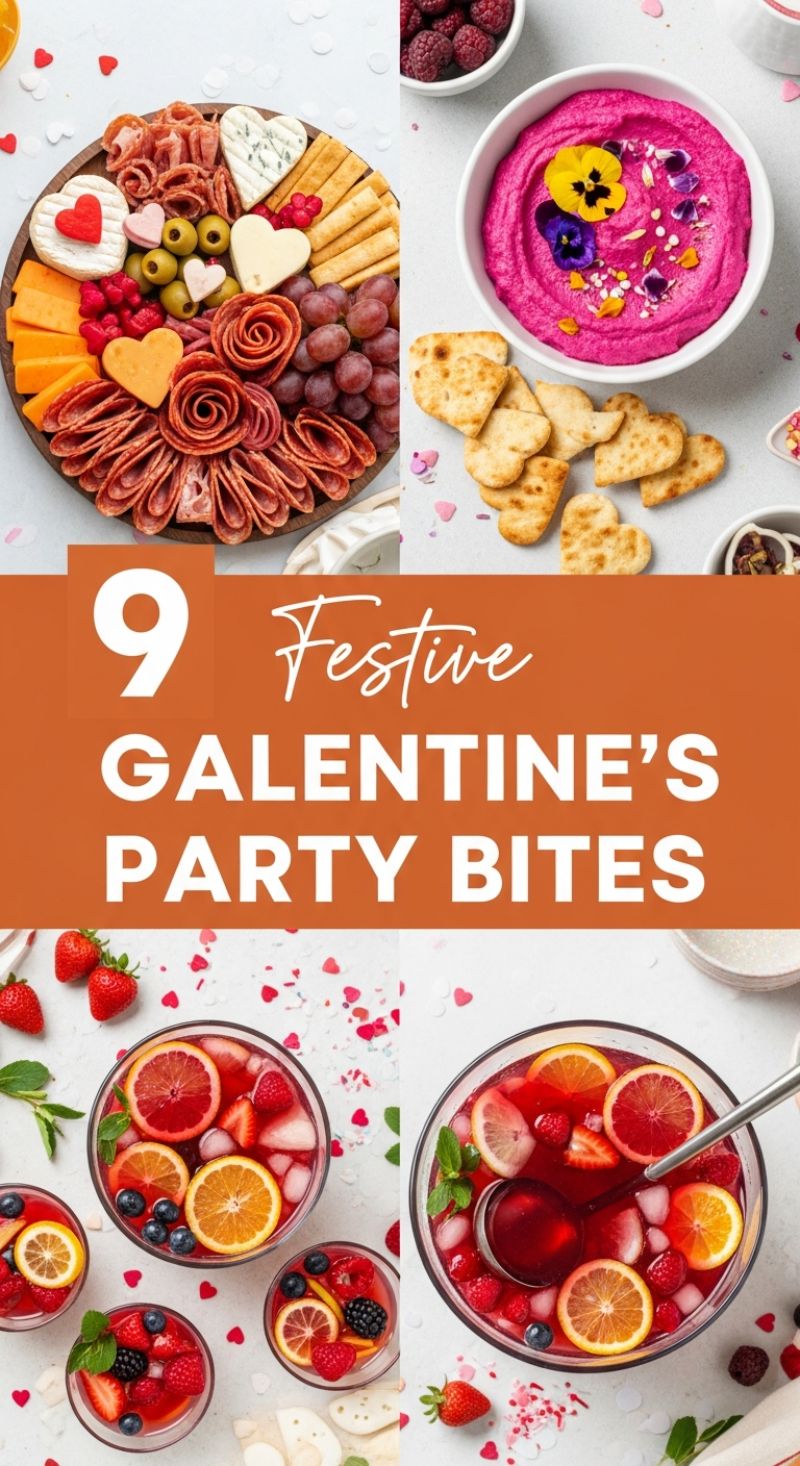 9 Festive GALENTINE'S PARTY BITES