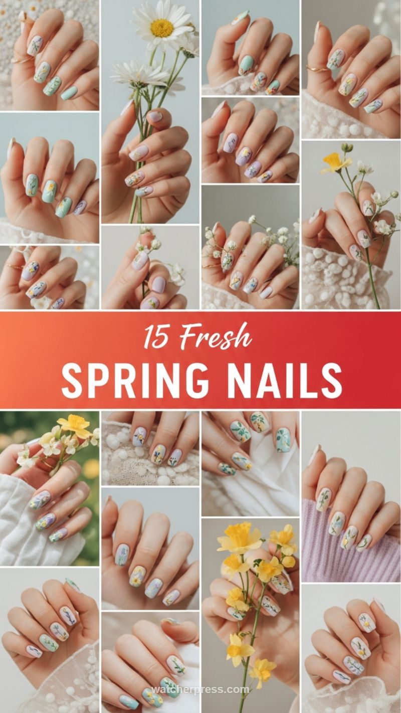 9. Fresh Spring Florals on Soft Pastels
